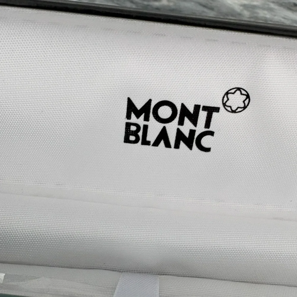 NWB Mont Blanc Pix Emerald Green Platinum Coated Blue Ink Ballpoint Pen